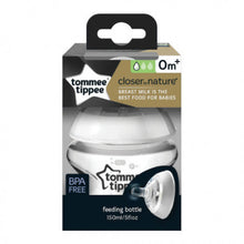 Load image into Gallery viewer, Tommee Tippee Closer to Nature Extra Slow Flow Bottle, 150 ml - BambiniJO