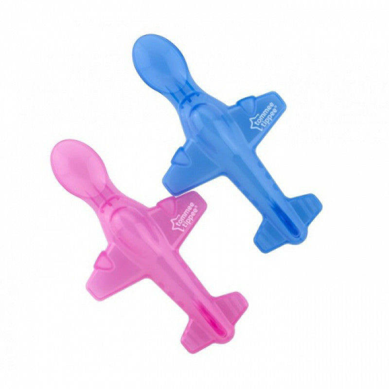Tommee Tippee Areoplane Spoon, "2 Colors" - BambiniJO