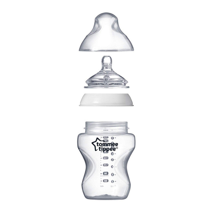 Tommee Tippee Closer to Nature Clear Bottles AR, 340 ml, 2 Count Tommee Tippee Closer to Nature Clear Bottles AR, 340 ml, 2 Count