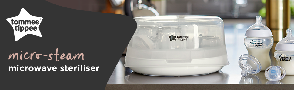 Tommee Tippee Micro-Steam Microwave Baby Bottle Sterilizer Tommee Tippee Micro-Steam Microwave Baby Bottle Sterilizer