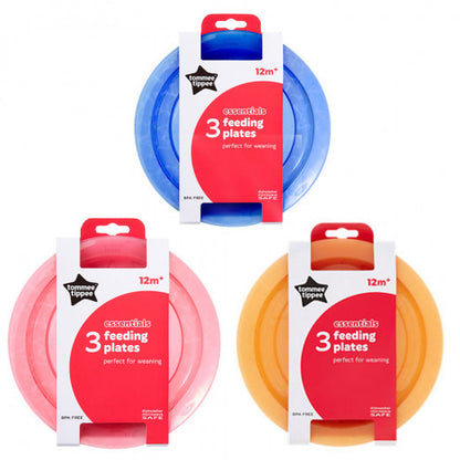 Tommee Tippee Feeding Plates Pack of 3 "3 Colors" - BambiniJO