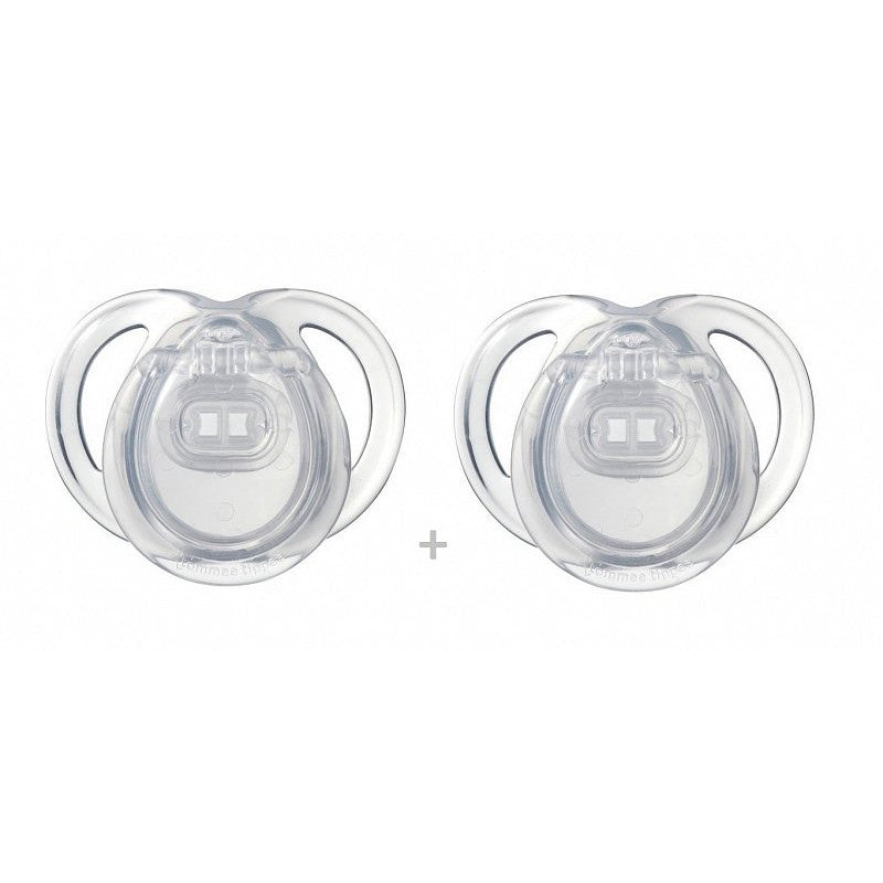 Tommee Tippee Anytime Soother ( 0-6 Months ), X2, Silicone Tommee Tippee Anytime Soother ( 0-6 Months ), X2, Silicone