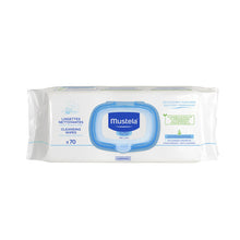 Load image into Gallery viewer, Mustela Gentle Cleansing Wipes with Avocado 70 Wipes (Body &amp; Face) - BambiniJO | Buy Online | Jordan