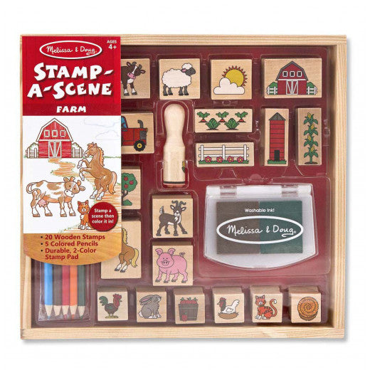 Melissa & Doug Stamp-A-Scene Farm - BambiniJO