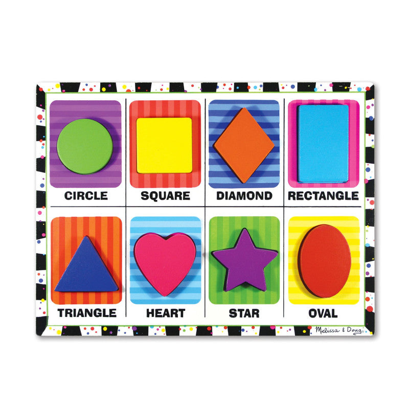 Melissa & Doug SHAPES chunky puzzle Melissa & Doug SHAPES chunky puzzle