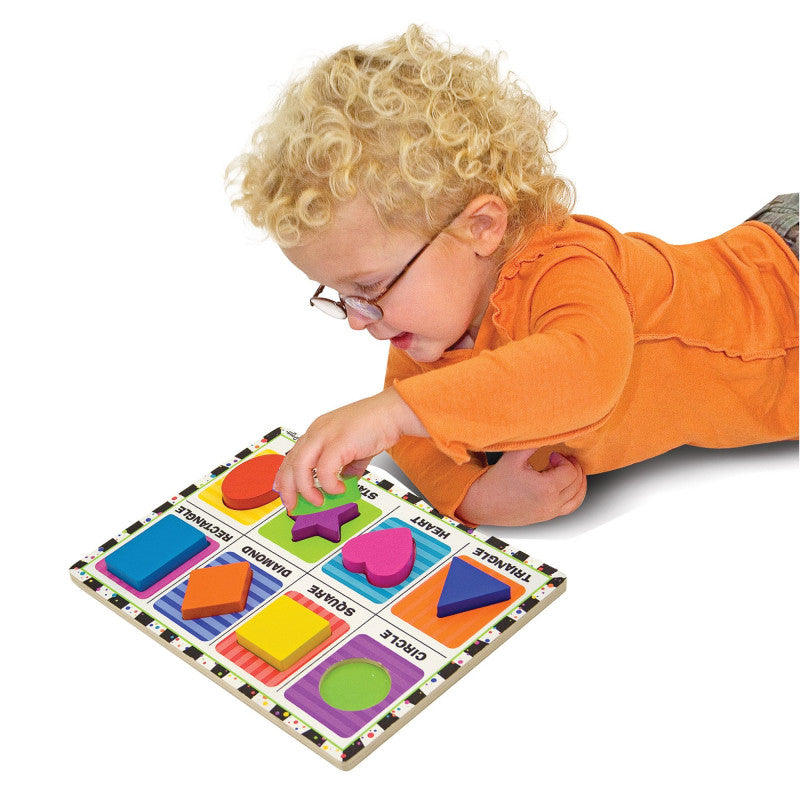 Melissa & Doug SHAPES chunky puzzle Melissa & Doug SHAPES chunky puzzle