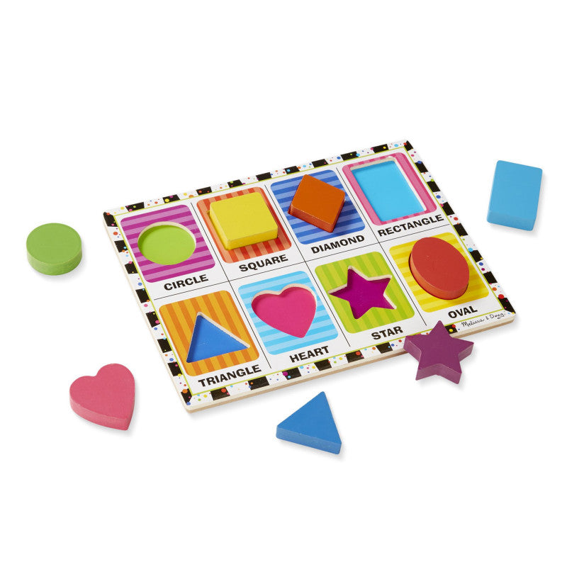 Melissa & Doug SHAPES chunky puzzle Melissa & Doug SHAPES chunky puzzle