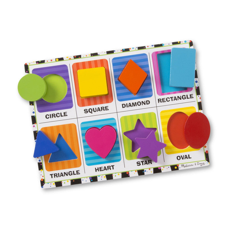 Melissa & Doug SHAPES chunky puzzle Melissa & Doug SHAPES chunky puzzle
