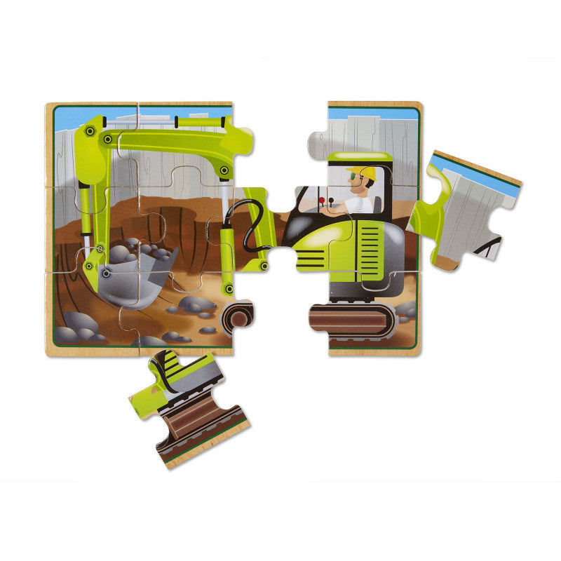 Melissa and Doug Construction Jigsaw Puzzles in a Box - BambiniJO