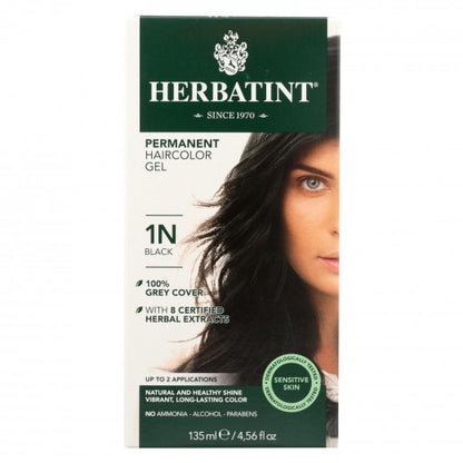 Pregnancy Safe AMONIA FREE "Hair Color" - 1N Black 150ml - BambiniJO