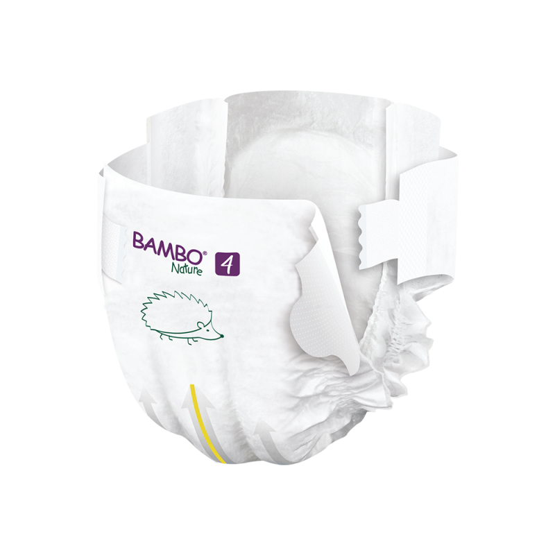 BAMBO Diapers Size 4 (7-18Kg) , 48 Count, - BambiniJO