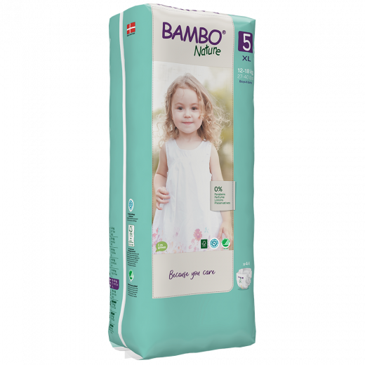 BAMBO Diapers Size 5 (12-18 Kg), 44 Count BAMBO Diapers Size 5 (12-18 Kg), 44 Count