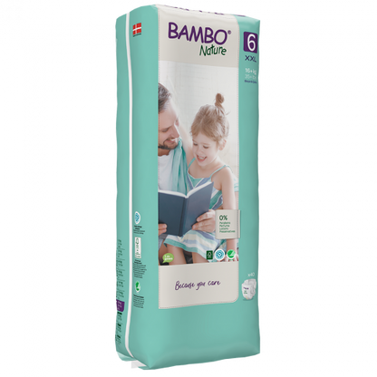 BAMBO Diapers Size 6 (16Kg+), 40 Count - BambiniJO