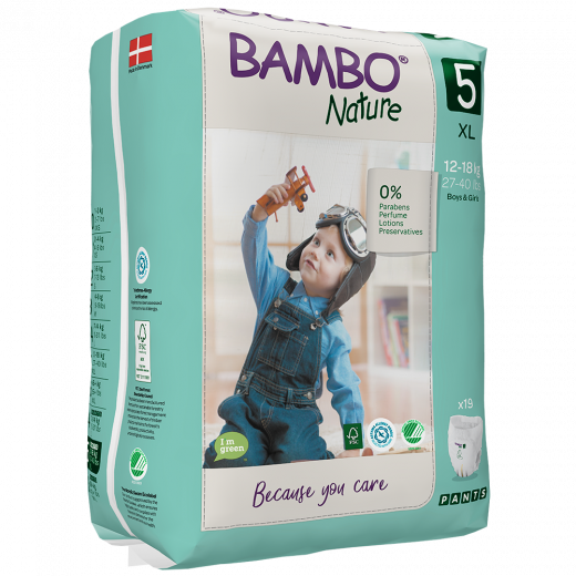 BAMBO Baby Pants Size 5 (12-18 Kg) 19 Count - BambiniJO