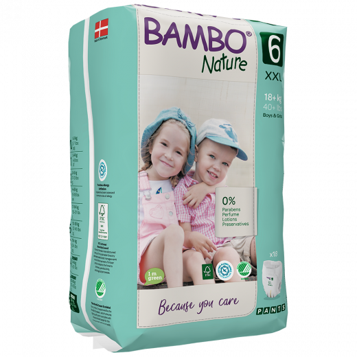 BAMBO Baby Pants Size 6 (18Kg+) 18 Count BAMBO Baby Pants Size 6 (18Kg+) 18 Count
