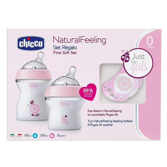 Chicco - Natural Feeling Gift Set - Pink - BambiniJO | Buy Online | Jordan