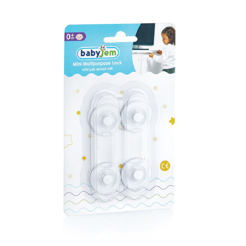 BabyJem - Mini Multipurpose Lock 2 pieces BabyJem - Mini Multipurpose Lock 2 pieces
