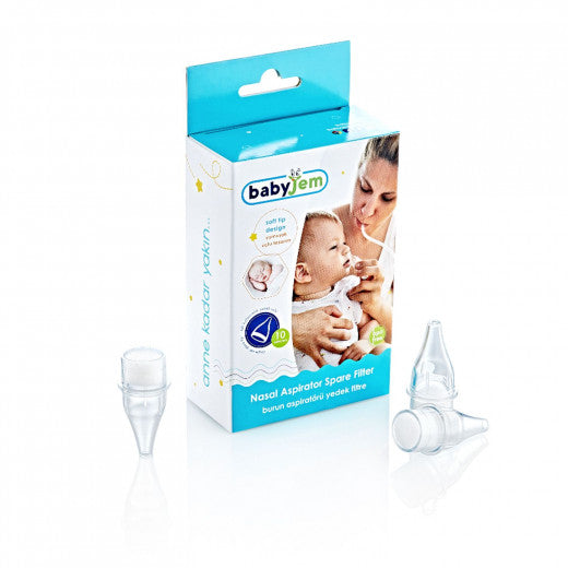 BabyJem - Nasal Aspirator Replacement Filters 10 Pcs - BambiniJO | Buy Online | Jordan