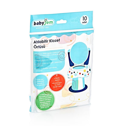 BabyJem - Toilet Cover 10pcs Disposable - BambiniJO | Buy Online | Jordan