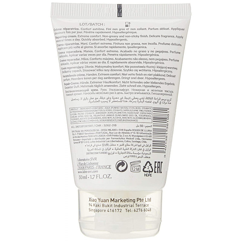 SVR - Topialyse Mains 50ml Nutri-repair Hands Cream, Damaged/dry Skin SVR - Topialyse Mains 50ml Nutri-repair Hands Cream, Damaged/dry Skin