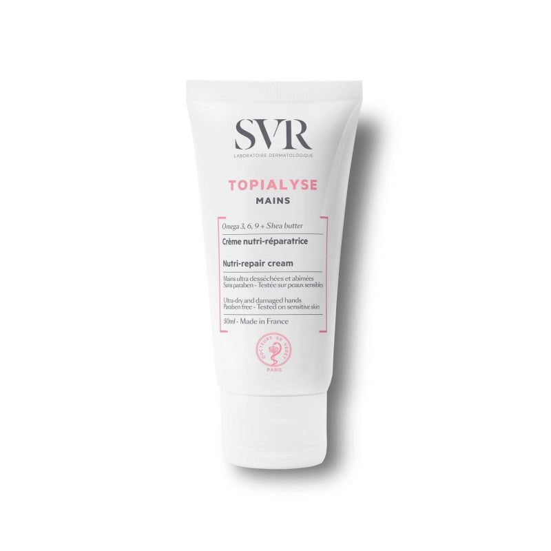 SVR - Topialyse Mains 50ml Nutri-repair Hands Cream, Damaged/dry Skin SVR - Topialyse Mains 50ml Nutri-repair Hands Cream, Damaged/dry Skin