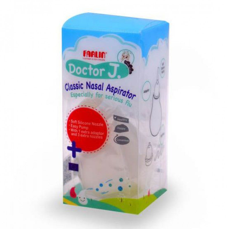 Farlin - Classic Nasal Aspirator | White - BambiniJO | Buy Online | Jordan