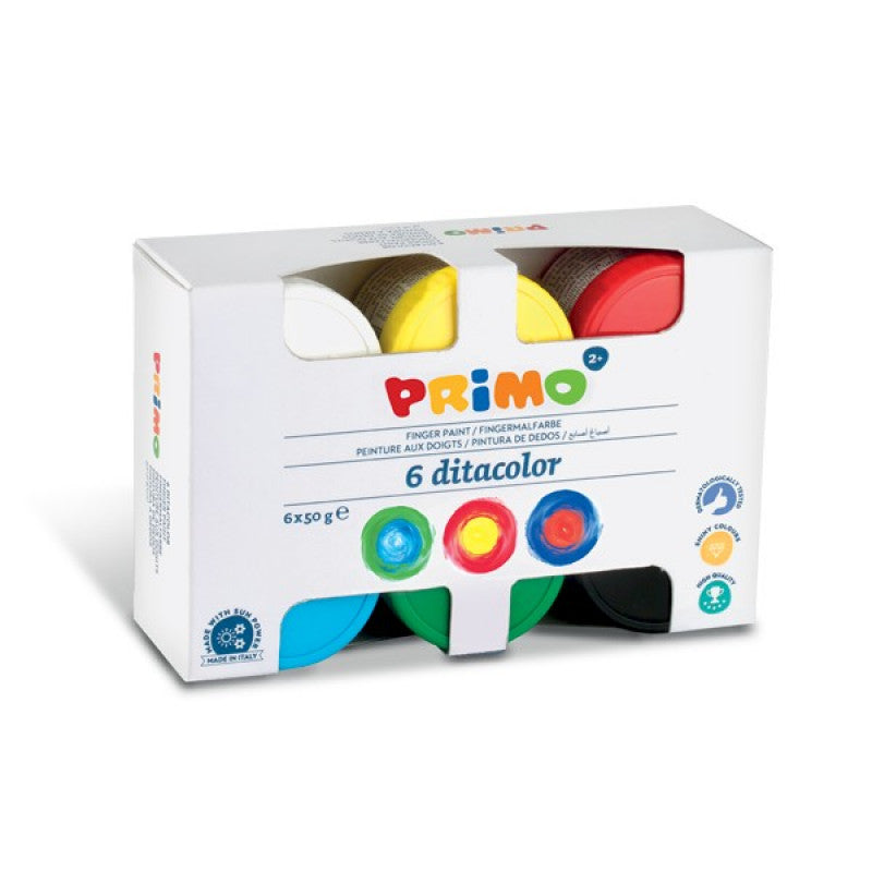 Finger Paint Pot Set of 6 x 50 gram Finger Paint Pot Set of 6 x 50 gram