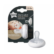 Load image into Gallery viewer, Tommee TIppee Closer to Nature Breast-like Pacifier -  0-6 Months White - BambiniJO | Buy Online | Jordan