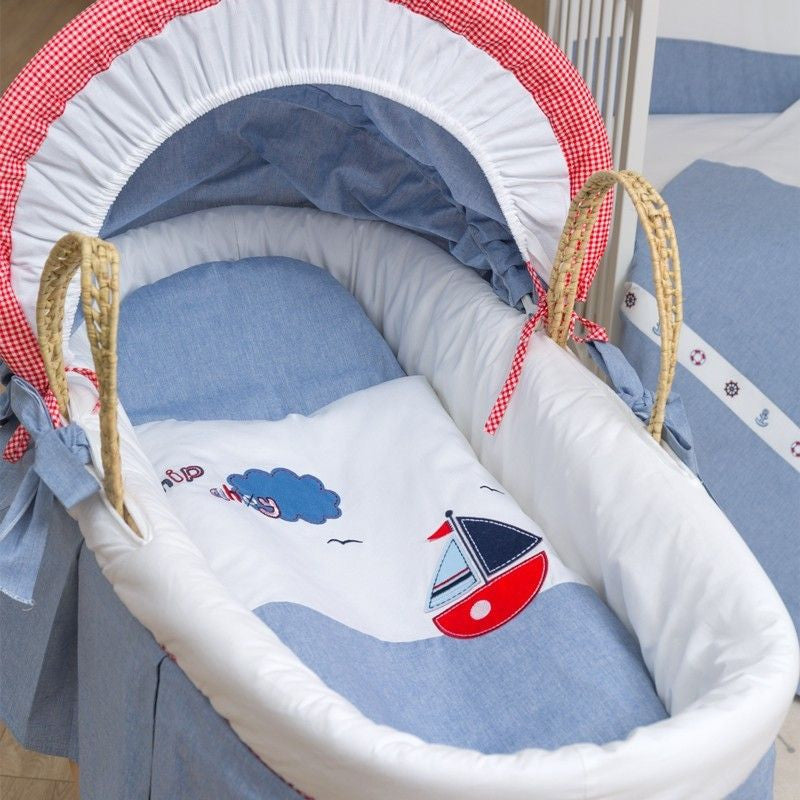 Moses Basket Marine | Blue Moses Basket Marine | Blue