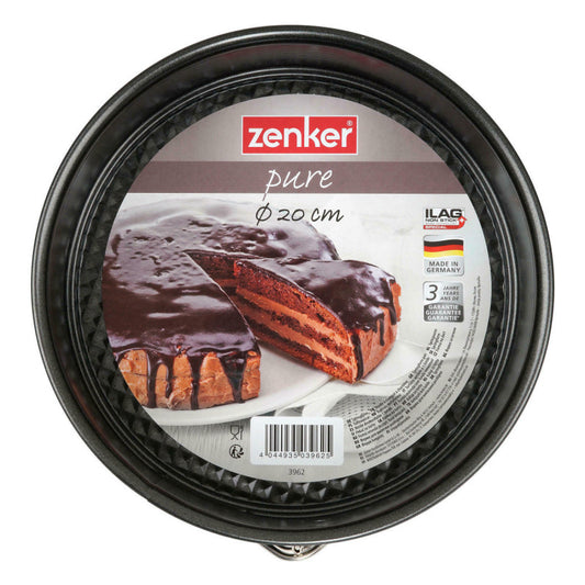 Zenker - "Pure" Springform With Flat Base, Black, 20X6.5 cm