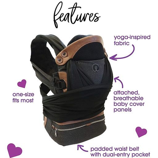 Chicco - BOPPY ADJUST COMFYFIT BABY CARRIER CHARCOAL - BambiniJO | Buy Online | Jordan