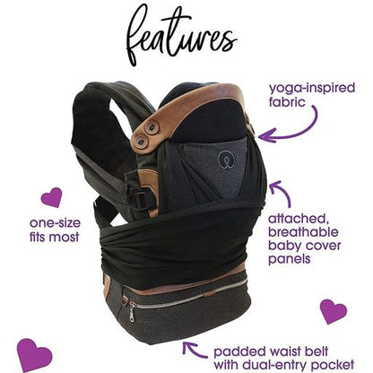 Chicco - BOPPY ADJUST COMFYFIT BABY CARRIER CHARCOAL - BambiniJO | Buy Online | Jordan