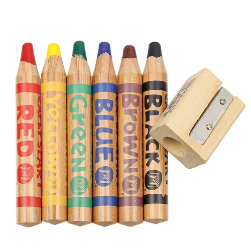 Micador - Early Start Woody Crayons - BambiniJO | Buy Online | Jordan