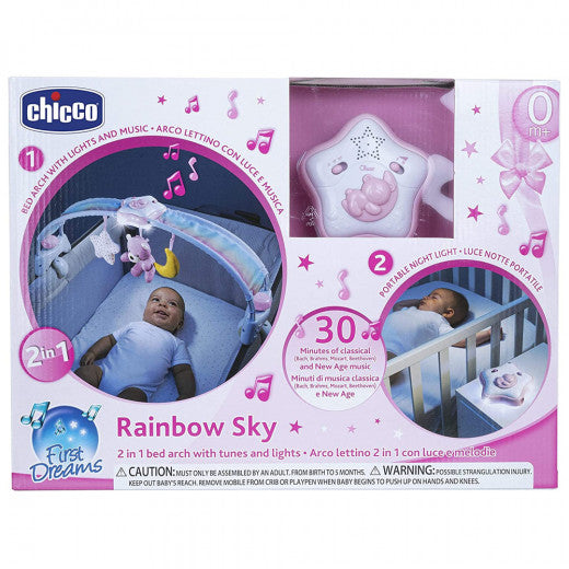 Chicco - First Dreams 2-in-1 Rainbow Sky Bed Arch Mobile Chicco - First Dreams 2-in-1 Rainbow Sky Bed Arch Mobile