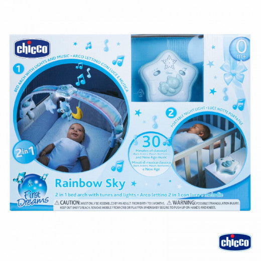 Chicco - First Dreams 2-in-1 Rainbow Sky Bed Arch Mobile Chicco - First Dreams 2-in-1 Rainbow Sky Bed Arch Mobile