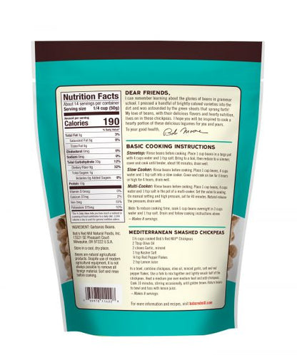 Chickpeas  High Fiber (709G) - BambiniJO