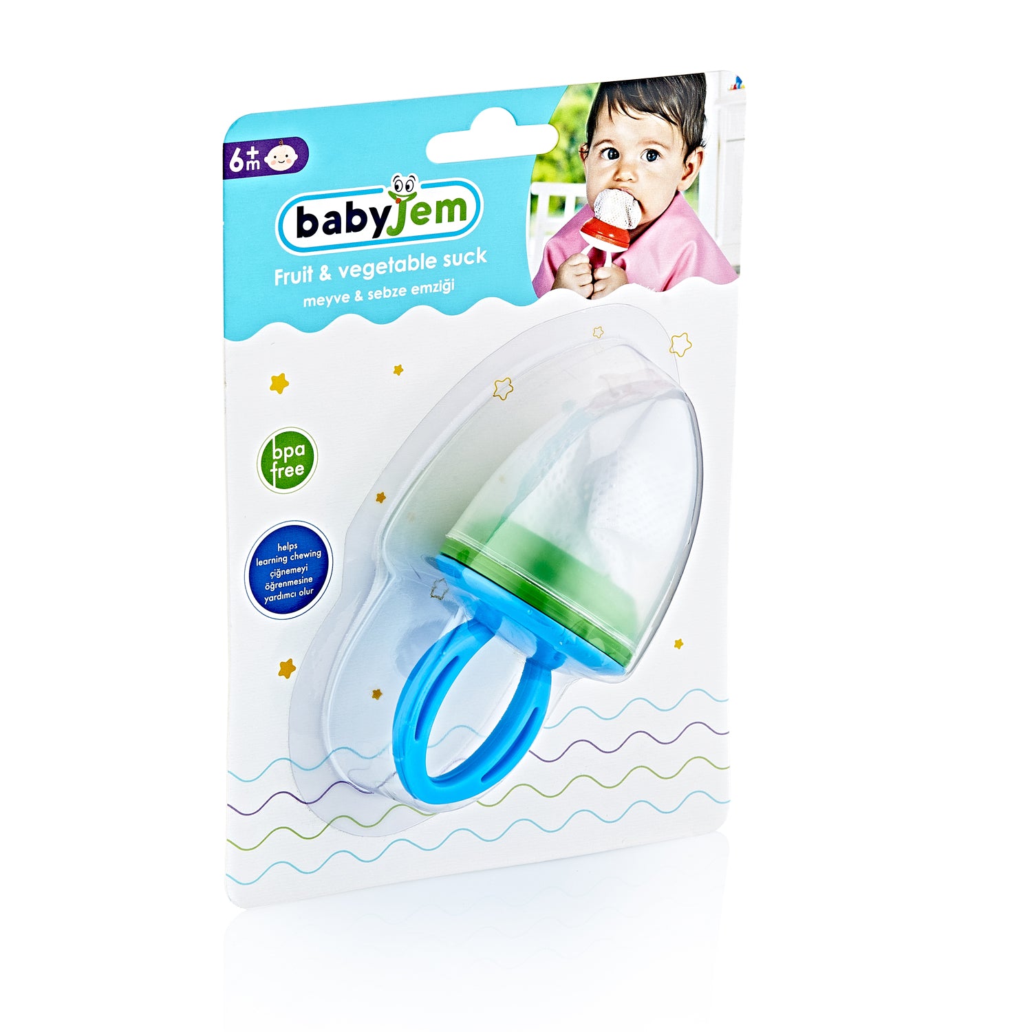 BabyJem - Fruit & Vegetable Feeder - 3 Colors BabyJem - Fruit & Vegetable Feeder - 3 Colors