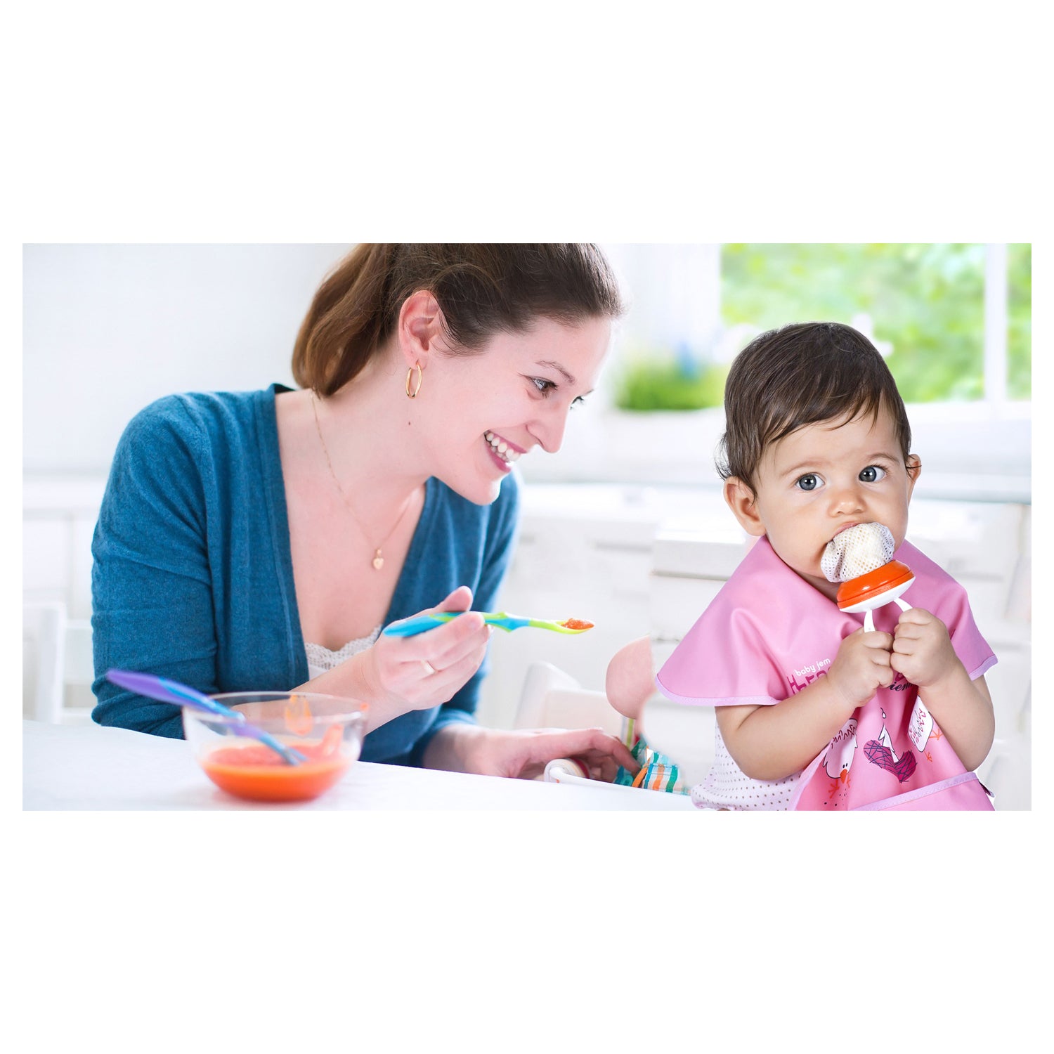 BabyJem - Fruit & Vegetable Feeder - 3 Colors BabyJem - Fruit & Vegetable Feeder - 3 Colors