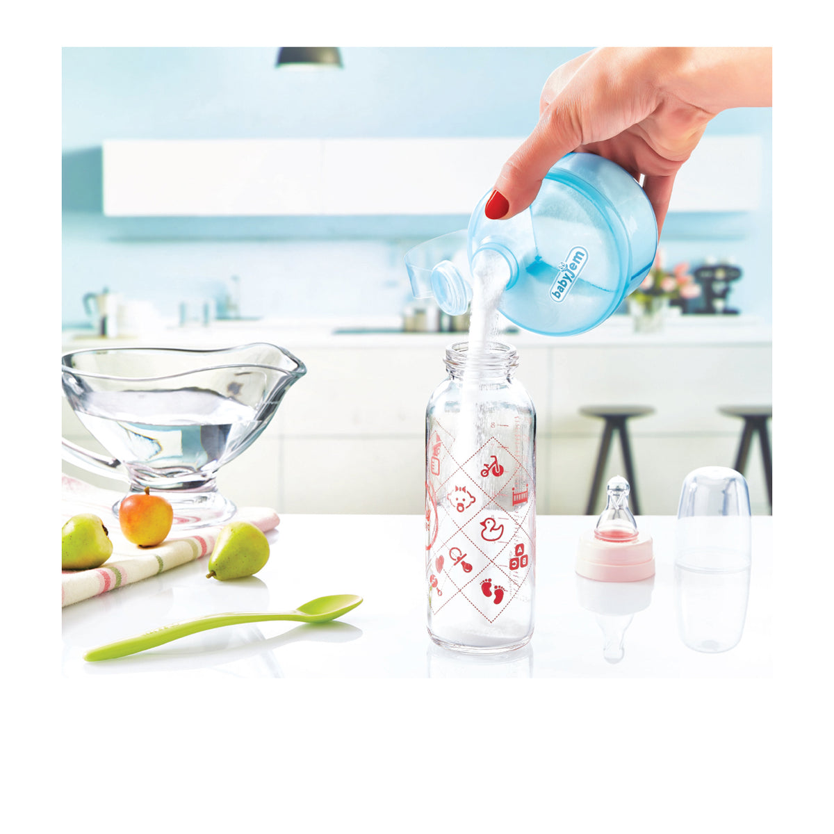 BabyJem - Powder Food / Milk Container - 3 Colors BabyJem - Powder Food / Milk Container - 3 Colors