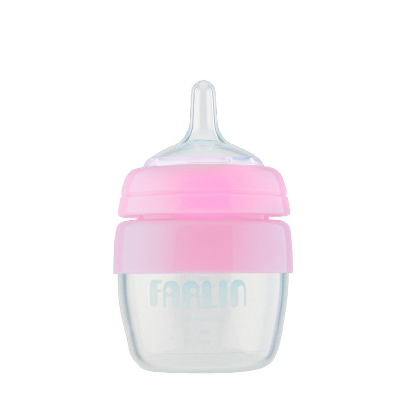 Farlin - Silicone Newborn Feeding Bottle | 80ml