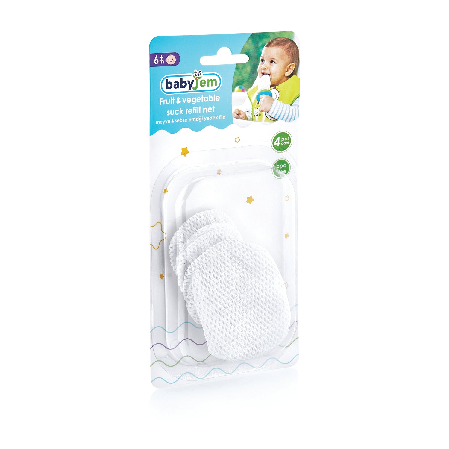 BabyJem - Fruit & Vegetable Feeder Refill Net BabyJem - Fruit & Vegetable Feeder Refill Net