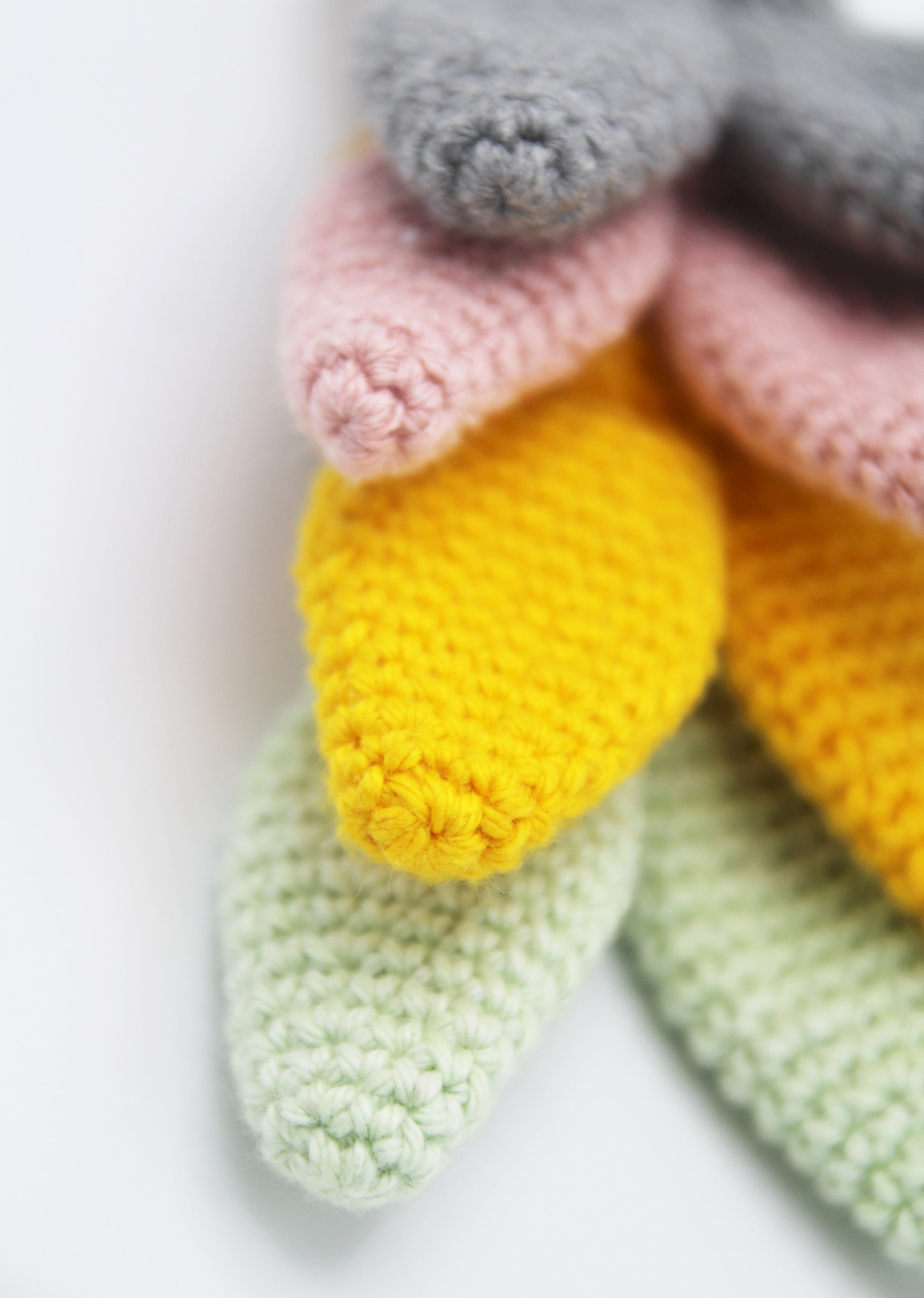 BabyJem - Knitted Cotton & Wooden Ring Teether BabyJem - Knitted Cotton & Wooden Ring Teether