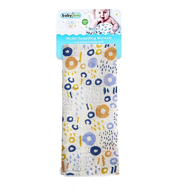 Babyjem - Baby Blanket Muslin 90x110cm - BambiniJO | Buy Online | Jordan