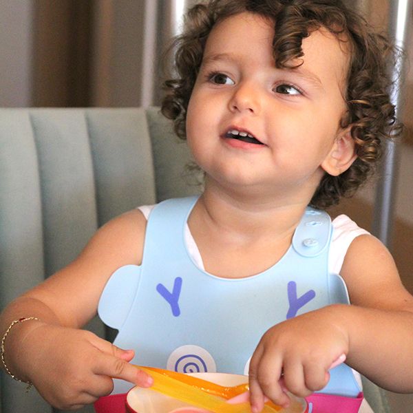 BabyJem - Baby Silicone Bib | 4 Colors - BambiniJO | Buy Online | Jordan