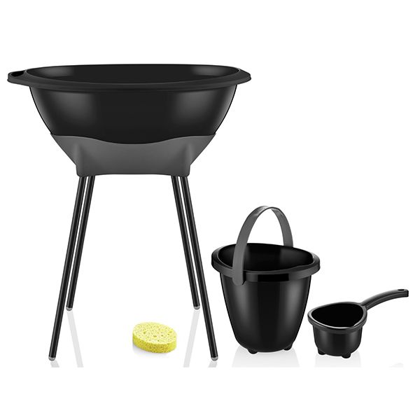 BabyJem - Bath Tub Set Elegant - Black BabyJem - Bath Tub Set Elegant - Black