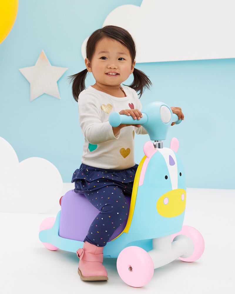 Zoo 3 in 1 Ride On Toy - Unicorn Zoo 3 in 1 Ride On Toy - Unicorn