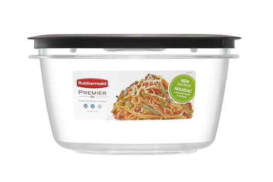 Rubbermaid® - Premier Easy Find Lids Food Storage Containers, 3.3 L , Gray