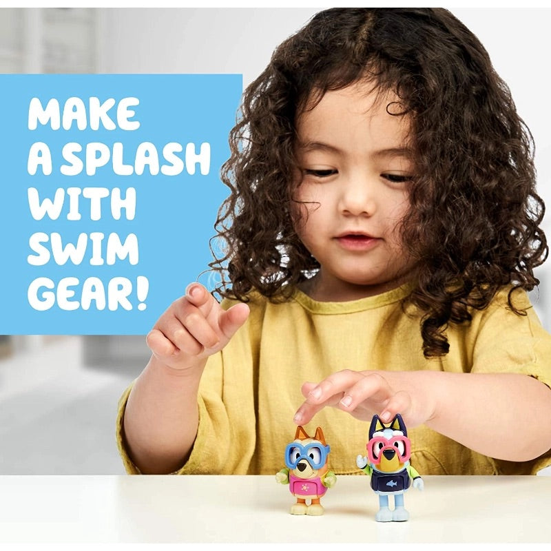 Bluey - Pool Time: Bluey & Bingo 2.5'' Figures Bluey - Pool Time: Bluey & Bingo 2.5'' Figures