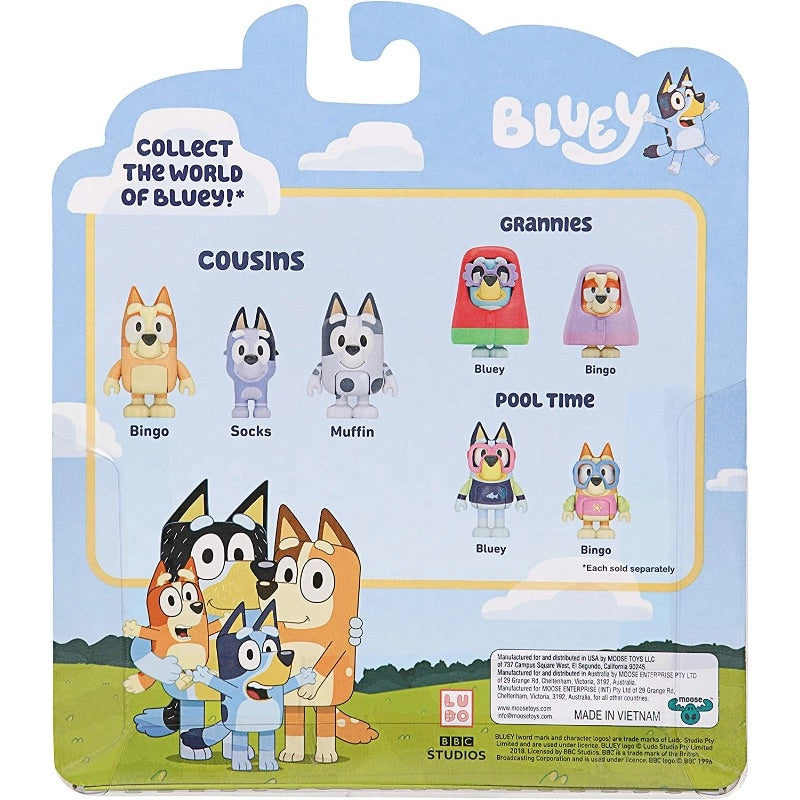 Bluey - Cousins: Bingo, Muffin And Socks | 3 Figure Pack
