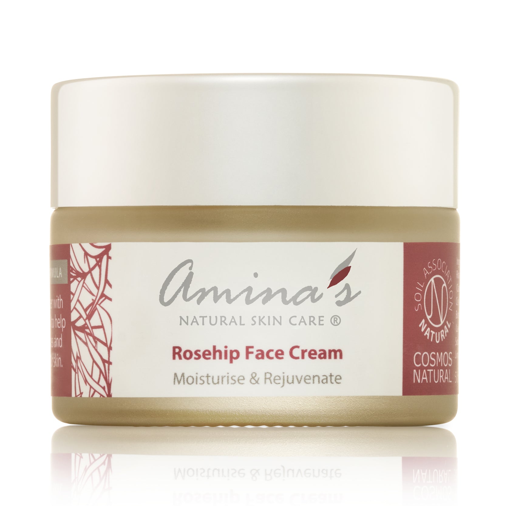 Amina's Organic Rosehip Face Cream 50ml - BambiniJO | Buy Online | Jordan